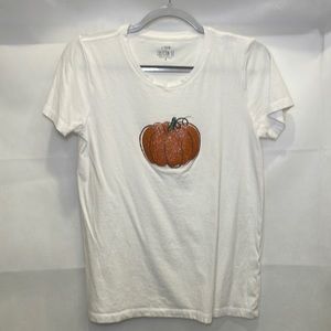 Jcrew Glitter pumpkin graphic tee